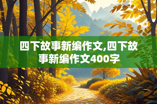 四下故事新编作文,四下故事新编作文400字