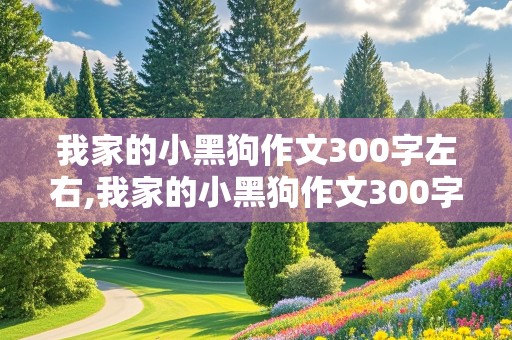 我家的小黑狗作文300字左右,我家的小黑狗作文300字左右狗丢了