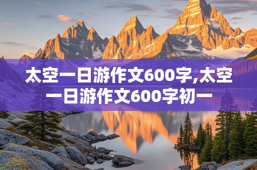 太空一日游作文600字,太空一日游作文600字初一