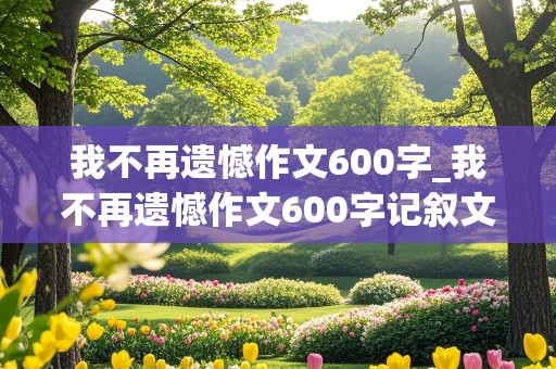 我不再遗憾作文600字_我不再遗憾作文600字记叙文