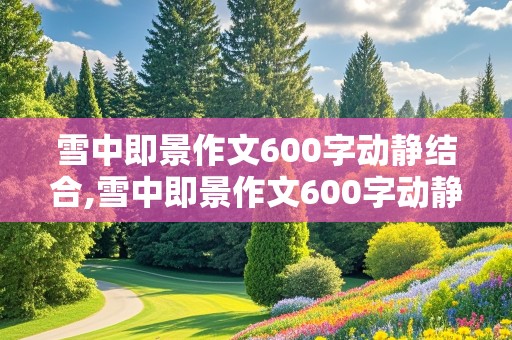 雪中即景作文600字动静结合,雪中即景作文600字动静结合以诗句开头