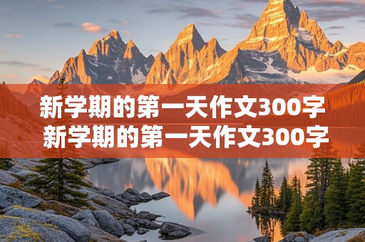 新学期的第一天作文300字 新学期的第一天作文300字怎么写