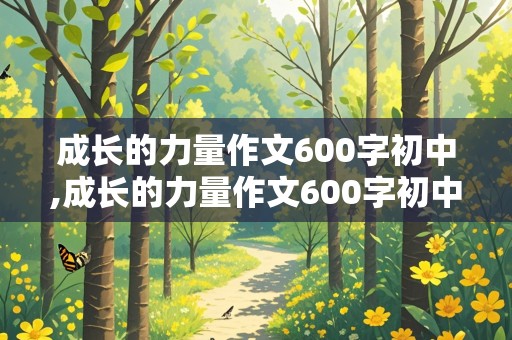 成长的力量作文600字初中,成长的力量作文600字初中作文