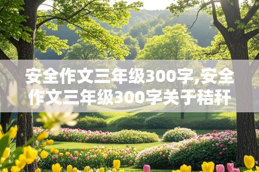 安全作文三年级300字,安全作文三年级300字关于秸秆