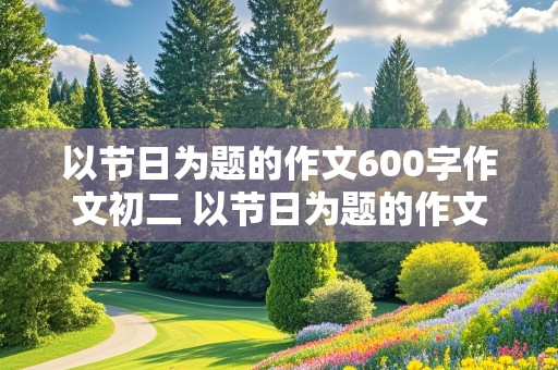 以节日为题的作文600字作文初二 以节日为题的作文600字作文初二中秋节