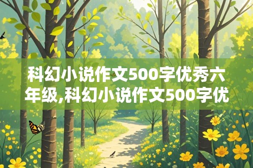 科幻小说作文500字优秀六年级,科幻小说作文500字优秀六年级上册