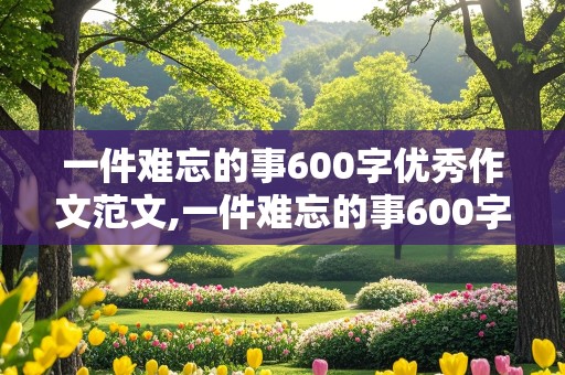 一件难忘的事600字优秀作文范文,一件难忘的事600字优秀作文范文初中