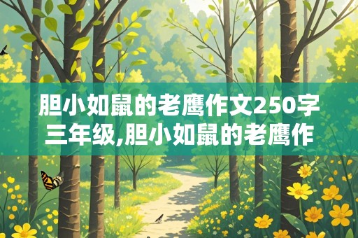 胆小如鼠的老鹰作文250字三年级,胆小如鼠的老鹰作文250字三年级下册