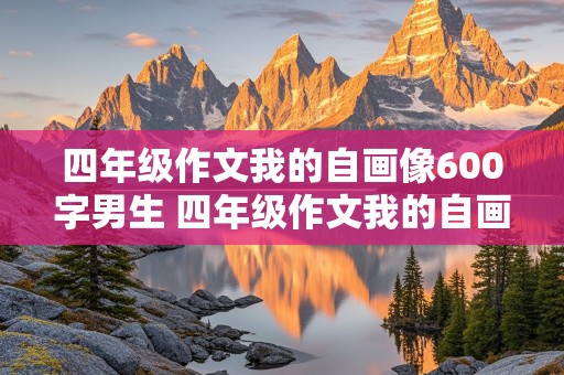 四年级作文我的自画像600字男生 四年级作文我的自画像600字男生有酒窝