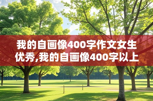 我的自画像400字作文女生优秀,我的自画像400字以上作文女生