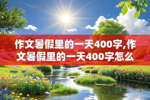 作文暑假里的一天400字,作文暑假里的一天400字怎么写