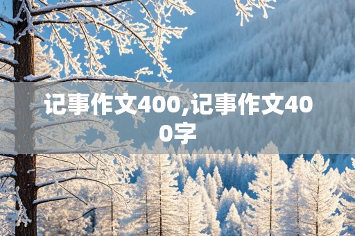 记事作文400,记事作文400字