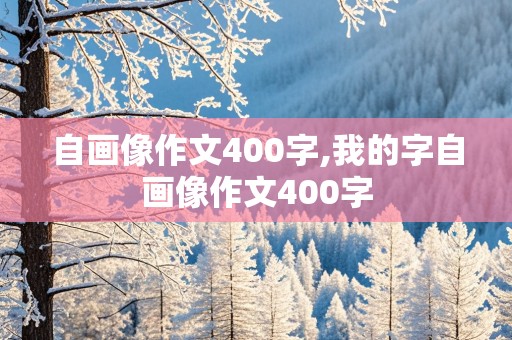 自画像作文400字,我的字自画像作文400字