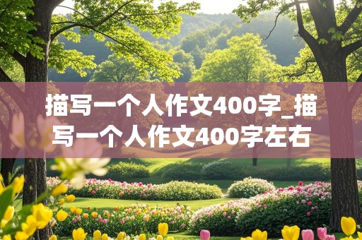 描写一个人作文400字_描写一个人作文400字左右