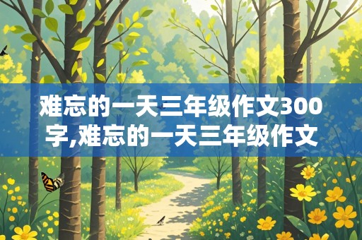 难忘的一天三年级作文300字,难忘的一天三年级作文300字左右