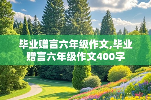 毕业赠言六年级作文,毕业赠言六年级作文400字