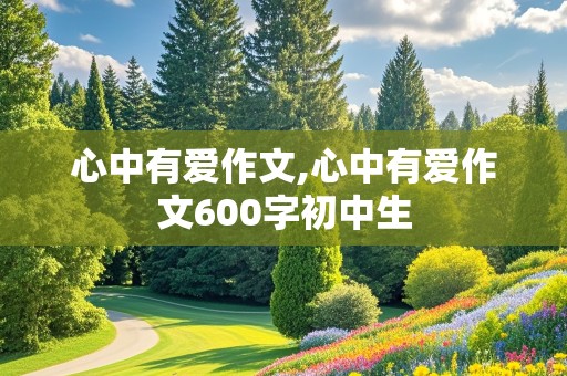 心中有爱作文,心中有爱作文600字初中生