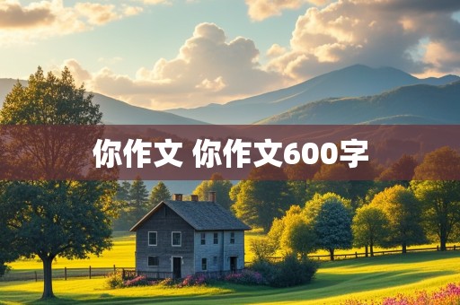 你作文 你作文600字