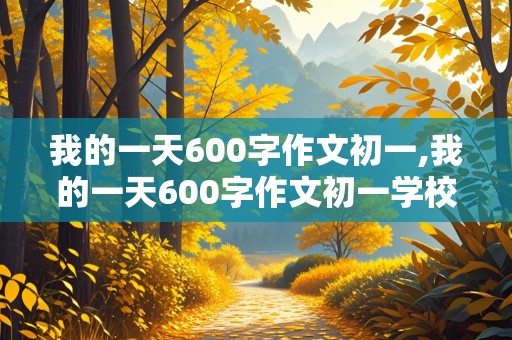 我的一天600字作文初一,我的一天600字作文初一学校