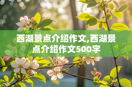 西湖景点介绍作文,西湖景点介绍作文500字