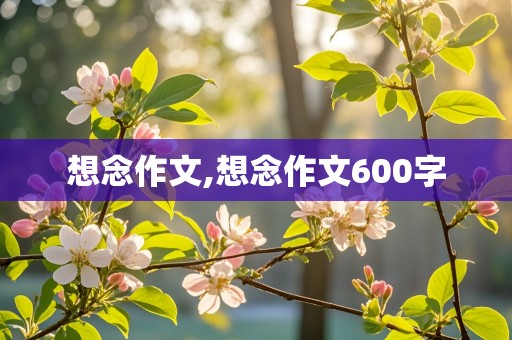 想念作文,想念作文600字