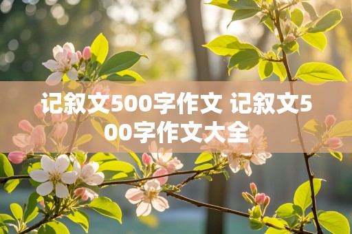 记叙文500字作文 记叙文500字作文大全