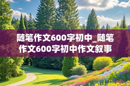 随笔作文600字初中_随笔作文600字初中作文叙事