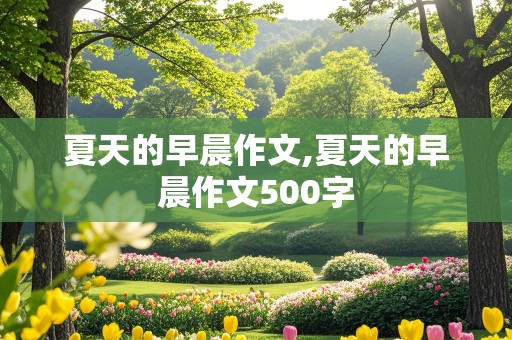 夏天的早晨作文,夏天的早晨作文500字