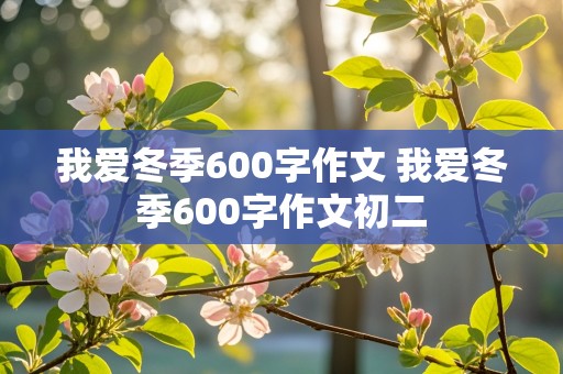 我爱冬季600字作文 我爱冬季600字作文初二