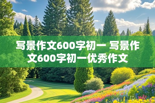 写景作文600字初一 写景作文600字初一优秀作文