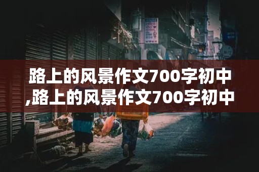 路上的风景作文700字初中,路上的风景作文700字初中感慨