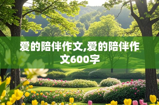 爱的陪伴作文,爱的陪伴作文600字