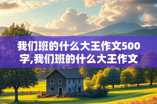 我们班的什么大王作文500字,我们班的什么大王作文500字左右