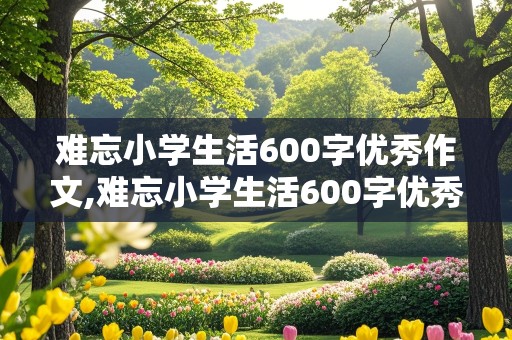 难忘小学生活600字优秀作文,难忘小学生活600字优秀作文免费