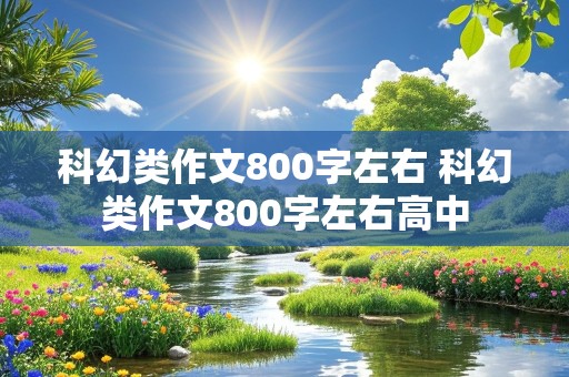 科幻类作文800字左右 科幻类作文800字左右高中