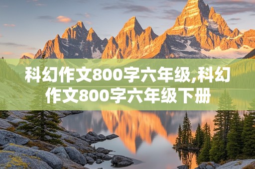 科幻作文800字六年级,科幻作文800字六年级下册