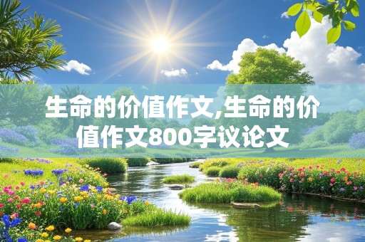 生命的价值作文,生命的价值作文800字议论文