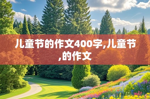 儿童节的作文400字,儿童节,的作文