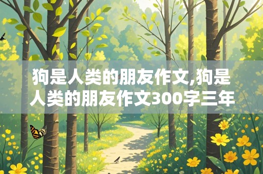 狗是人类的朋友作文,狗是人类的朋友作文300字三年级