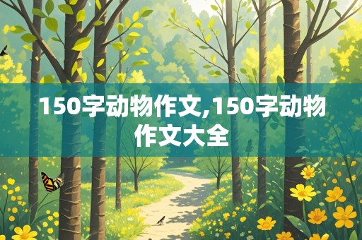 150字动物作文,150字动物作文大全