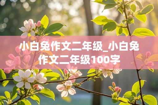 小白兔作文二年级_小白兔作文二年级100字