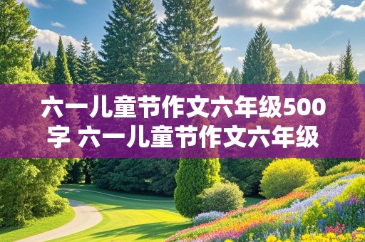 六一儿童节作文六年级500字 六一儿童节作文六年级500字点面结合