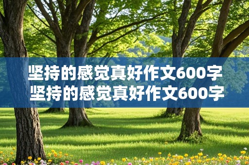 坚持的感觉真好作文600字 坚持的感觉真好作文600字作文