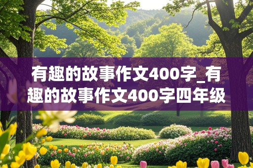 有趣的故事作文400字_有趣的故事作文400字四年级