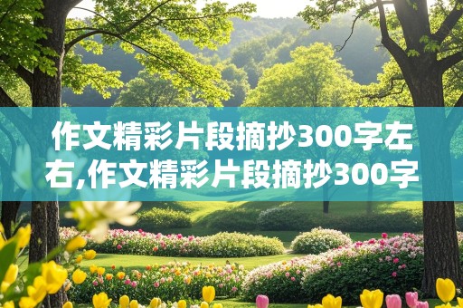 作文精彩片段摘抄300字左右,作文精彩片段摘抄300字左右初中