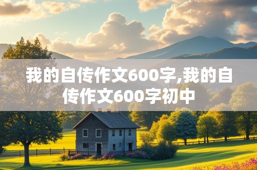 我的自传作文600字,我的自传作文600字初中