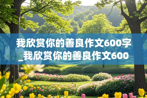 我欣赏你的善良作文600字_我欣赏你的善良作文600字六年级