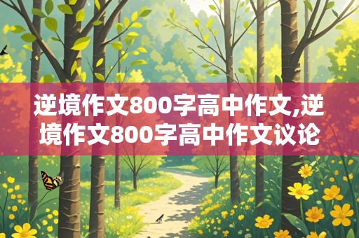 逆境作文800字高中作文,逆境作文800字高中作文议论文