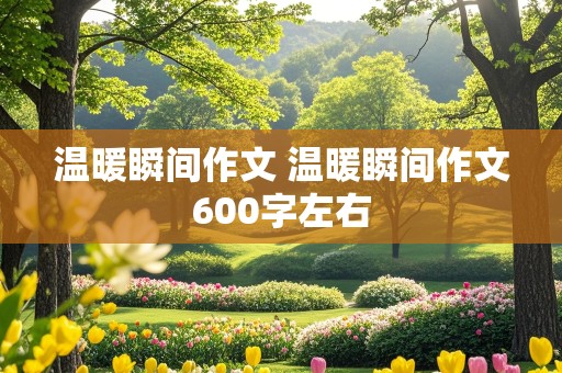 温暖瞬间作文 温暖瞬间作文600字左右