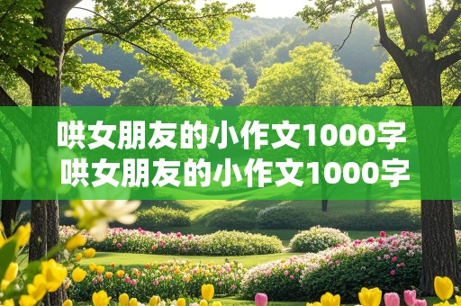 哄女朋友的小作文1000字 哄女朋友的小作文1000字通用